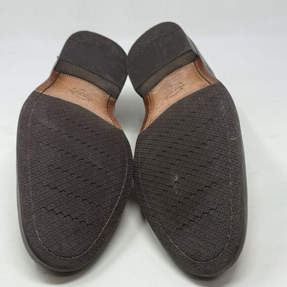 Cole Haan Grand Warner Shoes Mens 9.5 Gray Leather Classic Oxford Derby Dress - Picture 16 of 16